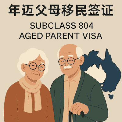 年迈父母移民签证Subclass 804 Aged Parent visa